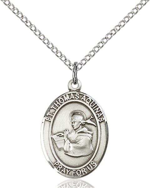 Sterling Silver St. Thomas Aquinas Pendant