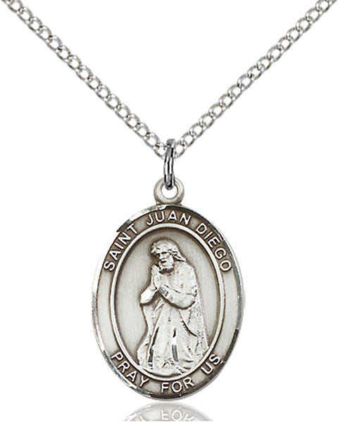 Sterling Silver St. Juan Diego Pendant