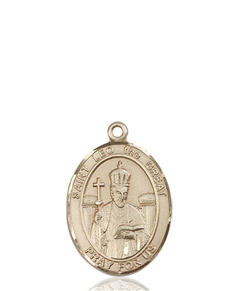 14kt Gold St. Leo the Great Medal