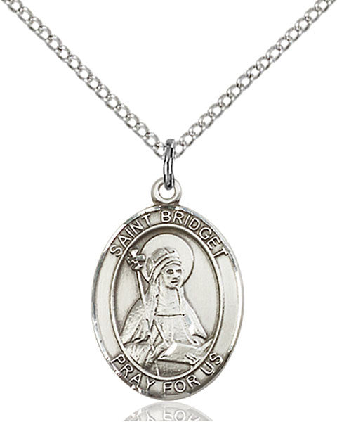 Sterling Silver St. Bridget of Sweden Pendant