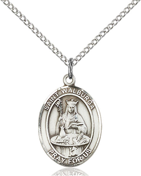 Sterling Silver St. Walburga Pendant