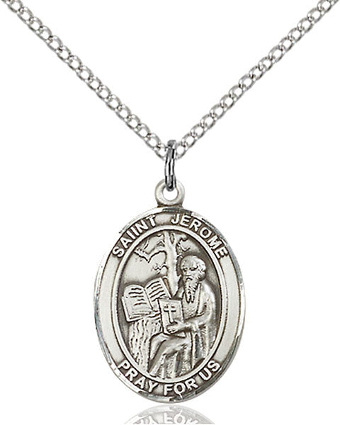 Sterling Silver St. Jerome Pendant