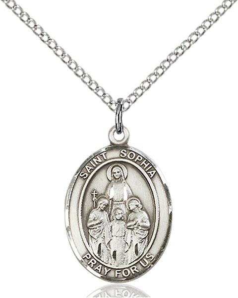 Sterling Silver St. Sophia Pendant