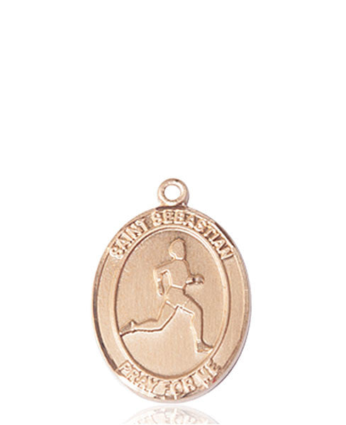 14kt Gold St. Sebastian/Track & Field Medal