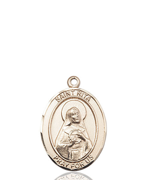 14kt Gold St. Rita of Cascia / Baseball Medal