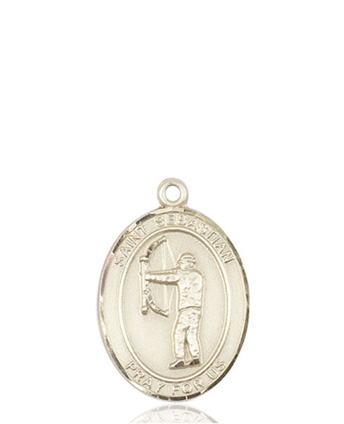 14kt Gold St. Sebastian / Archery Medal