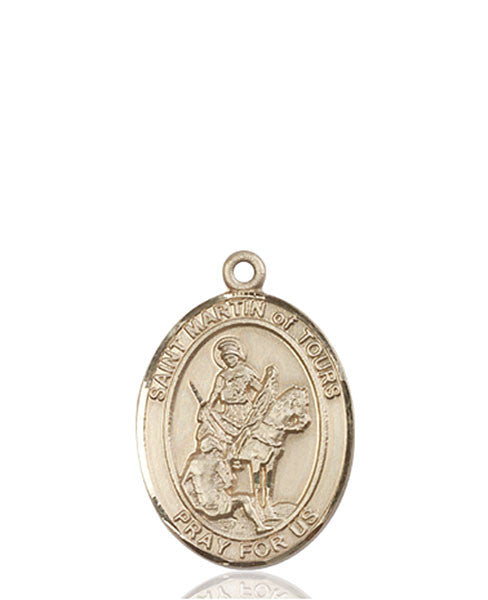 14kt Gold St. Martin of Tours Medal