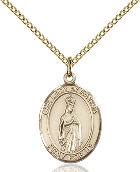 Gold Filled O/L of Fatima Pendant