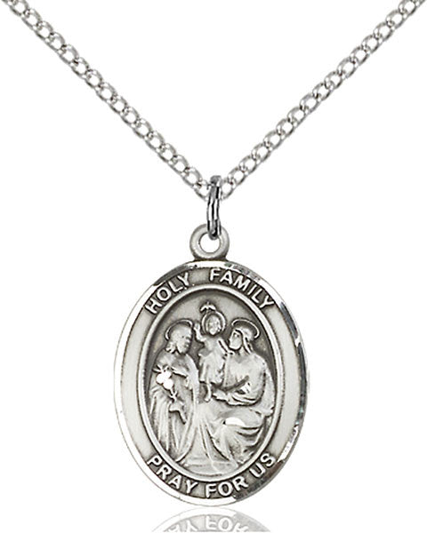 Sterling Silver Holy Family Pendant