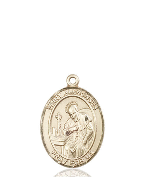 14kt Gold St. Alphonsus Medal