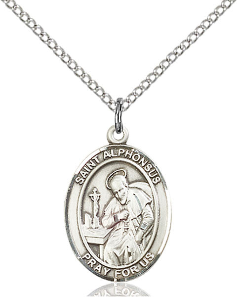 Sterling Silver St. Alphonsus Pendant