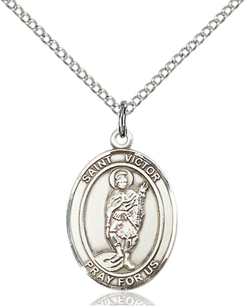 Sterling Silver St. Victor of Marseilles Pendant