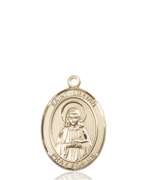 14kt Gold St. Lillian Medal