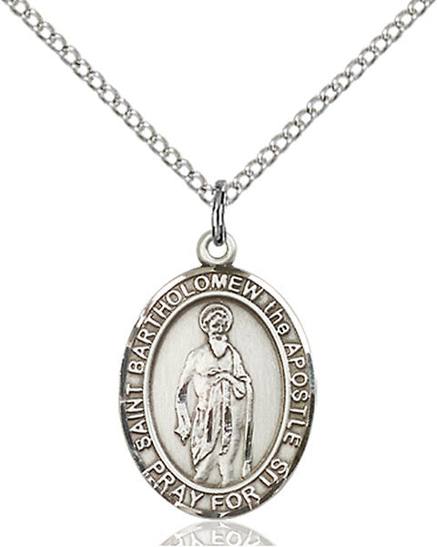 Sterling Silver St. Bartholomew the Apostle Pendan