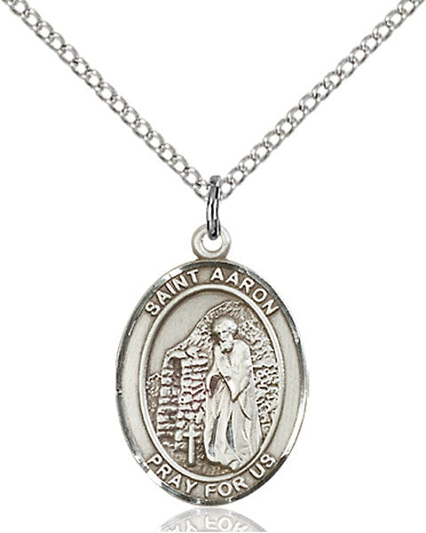 Sterling Silver St. Aaron Pendant