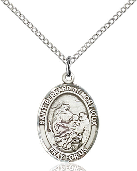 Sterling Silver St. Bernard of Montjoux Pendant