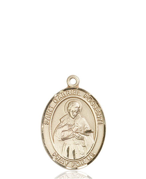 14kt Gold St. Gabriel Possenti Medal