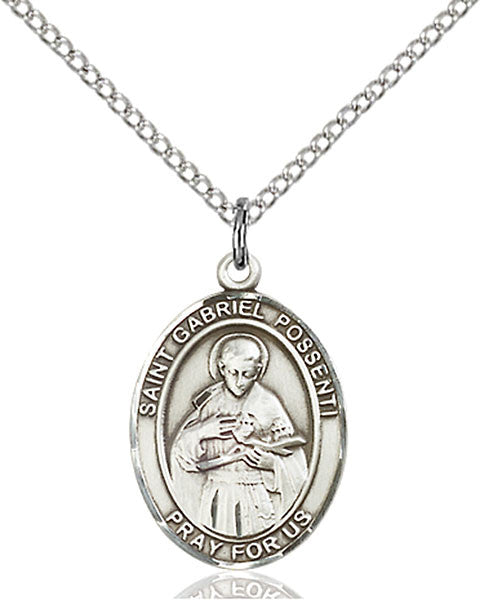 Sterling Silver St. Gabriel Possenti Pendant