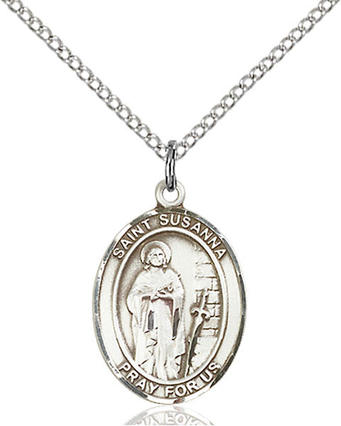 Sterling Silver St. Susanna Pendant