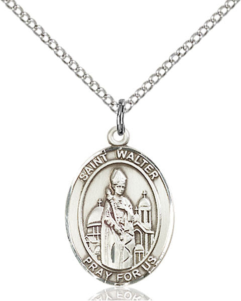 Sterling Silver St. Walter of Pontnoise Pendant