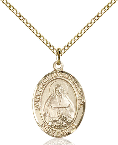 Gold Filled Marie Magdalen Postel Pendant