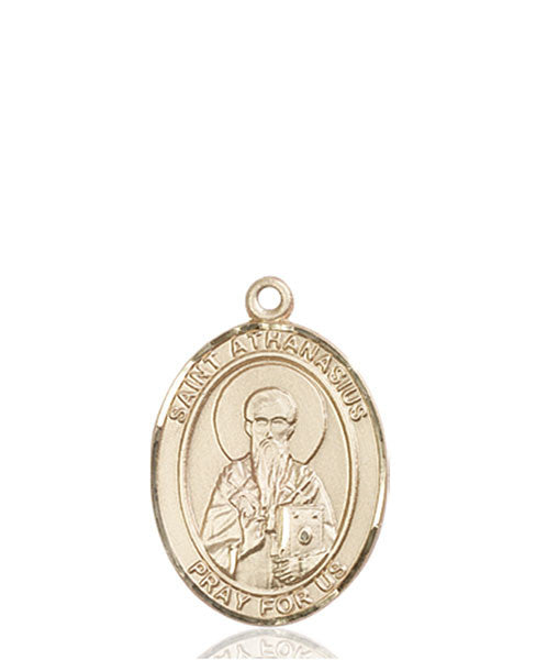 14kt Gold St. Athanasius Medal