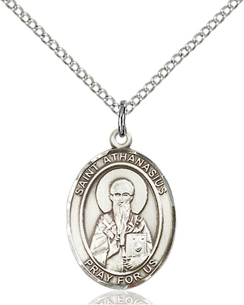 Sterling Silver St. Athanasius Pendant