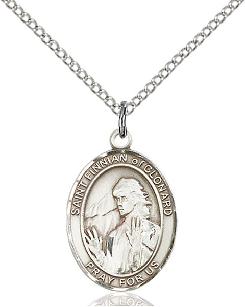 Sterling Silver St. Finnian of Clonard Pendant