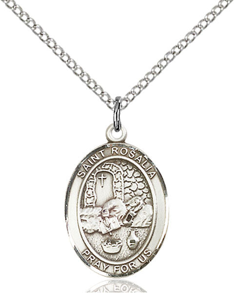 Sterling Silver St. Rosalia Pendant