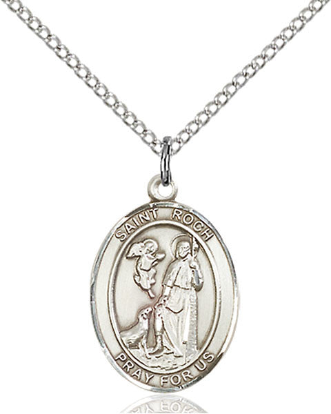 Sterling Silver St. Roch Pendant