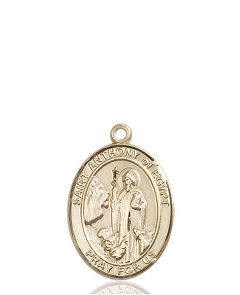 14kt Gold St. Anthony of Egypt Medal