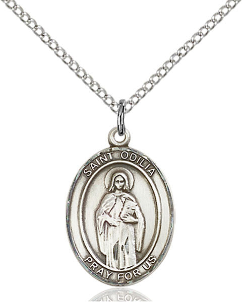 Sterling Silver St. Odilia Pendant