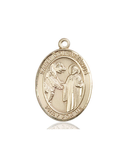 14kt Gold St. Columbanus Medal