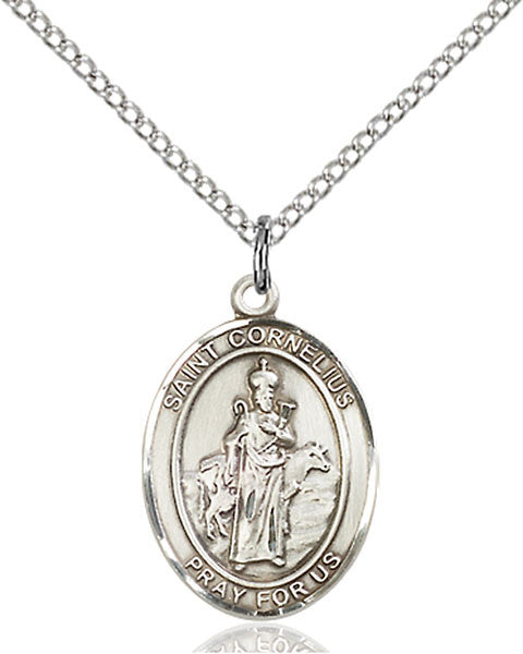 Sterling Silver St. Cornelius Pendant