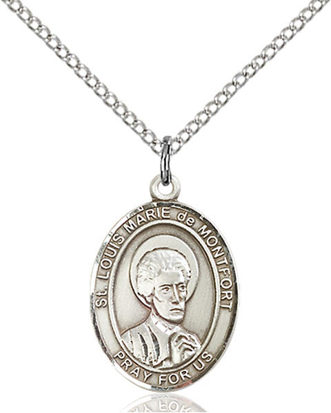 Sterling Silver St. Louis Marie De Montfort Pendan