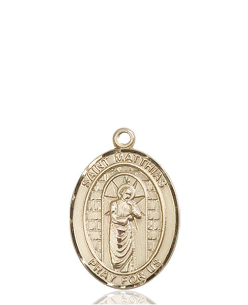 14kt Gold St. Matthias the Apostle Medal