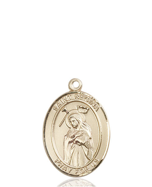 14kt Gold St. Regina Medal