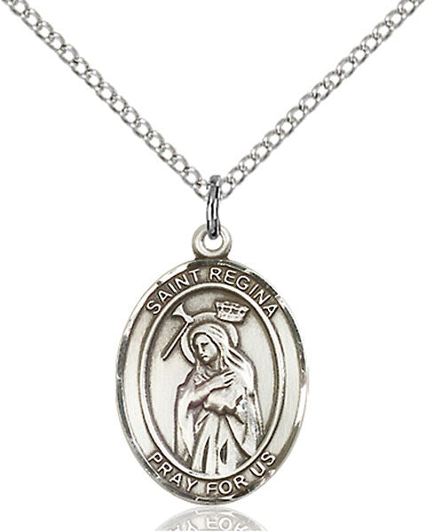 Sterling Silver St. Regina Pendant