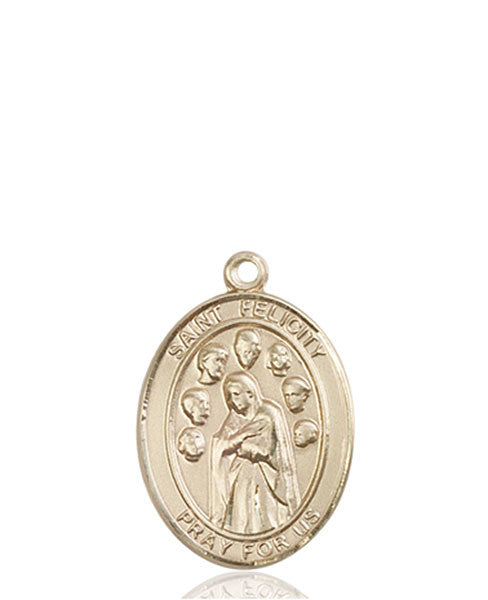 14kt Gold St. Felicity Medal