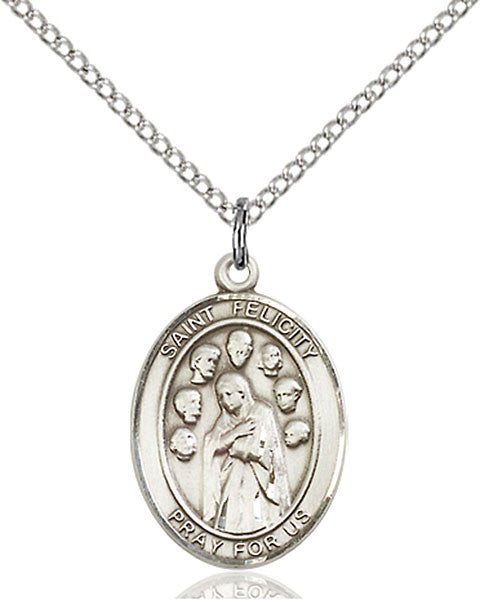 Sterling Silver St. Felicity Pendant