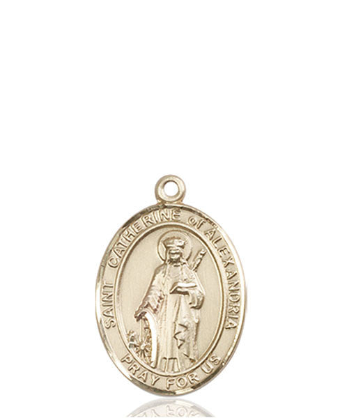 14kt Gold St. Catherine of Alexandria Medal