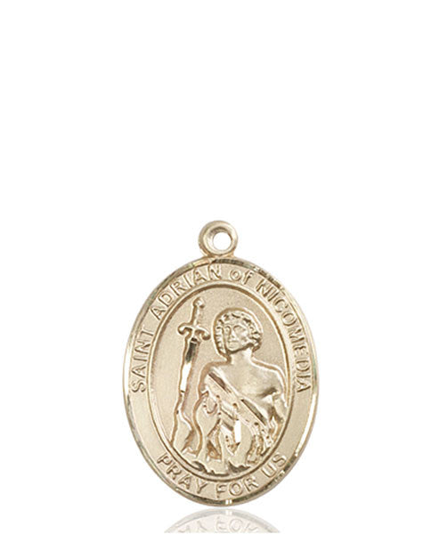 14kt Gold St. Adrian of Nicomedia Medal