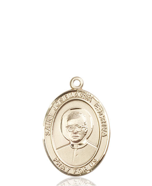 14kt Gold St. Josemaria Escriva Medal