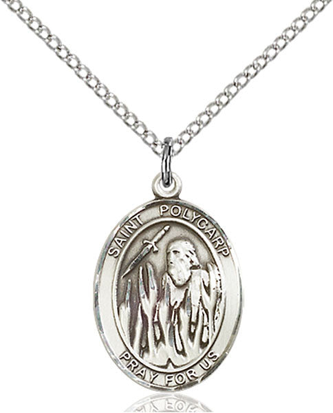 Sterling Silver St. Polycarp of Smyrna Pendant