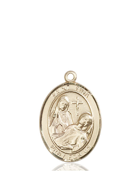 14kt Gold St. Fina Medal