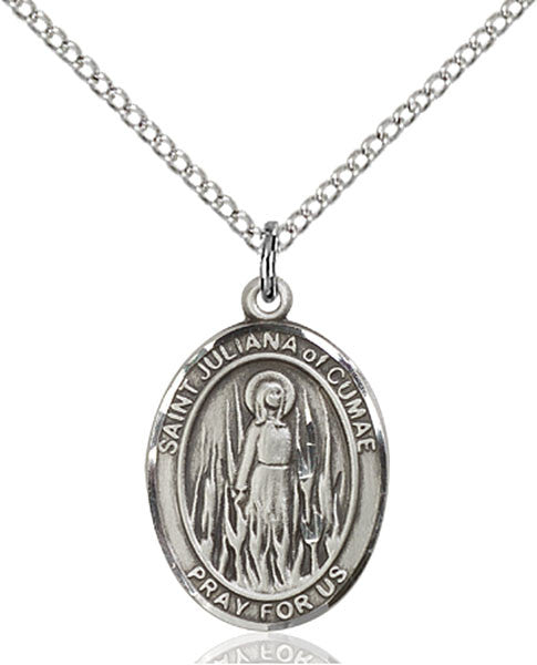 Sterling Silver St. Juliana Pendant