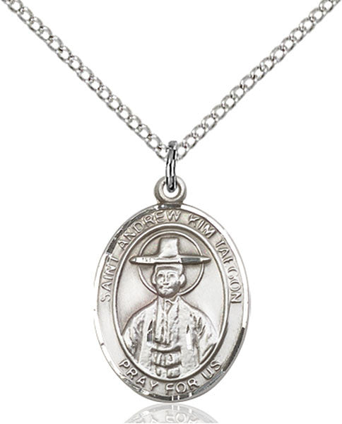 Sterling Silver St. Andrew Kim Taegon Pendant