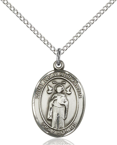 Sterling Silver St. Ivo Pendant