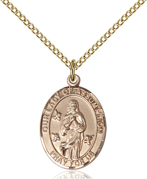 Gold Filled O/L Of Assumption Pendant