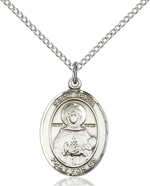 Sterling Silver St. Daria Pendant